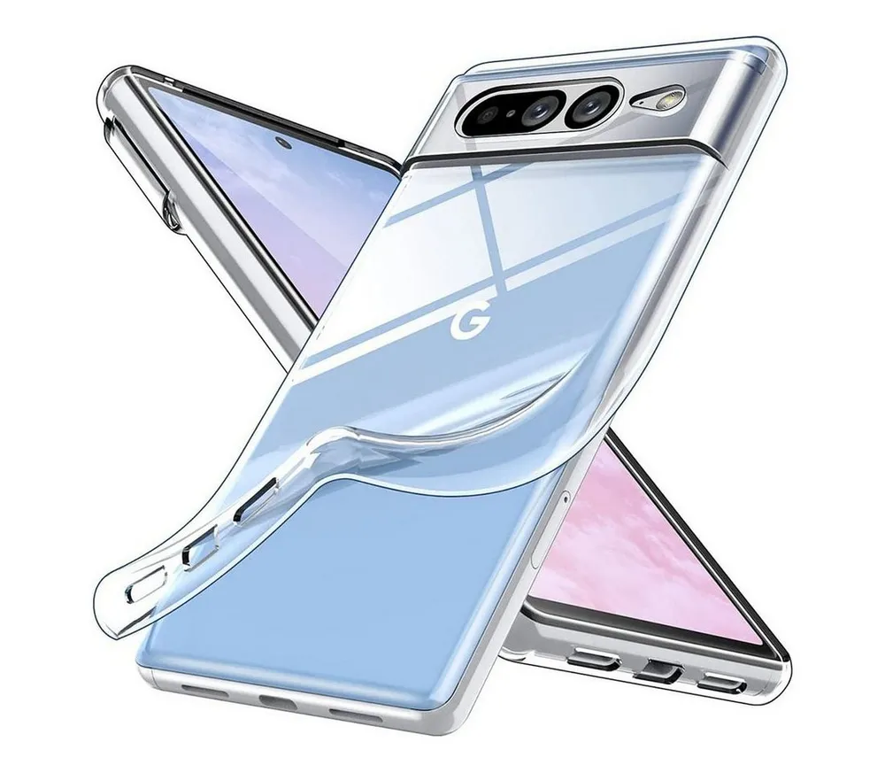 cofi1453 Bumper Silikon Hülle Basic für Google Pixel 8 Pro Case TPU Soft Transparent