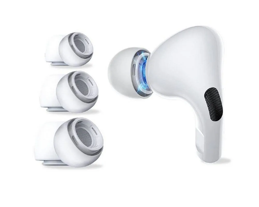 cofi1453 Silikon-Ohrstöpsel für Apple Airpods Pro 3er-Pack In-Ear-Kopfhörer