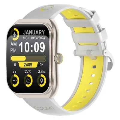 Colmi P86 GPS Bluetooth 44mm Gold Armband Gold Einheitsgröße Pulsmesser Schlafmonitor