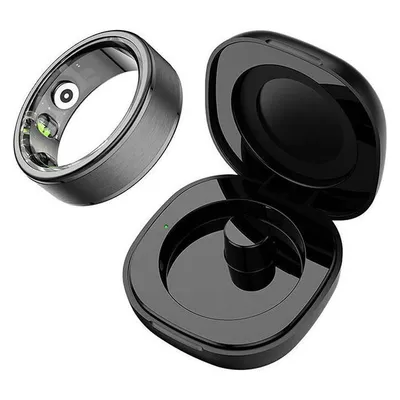 Intelligenter Ring Colmi R03 Größe 9 Bluetooth IPX8 Akku USB-C Schwarz