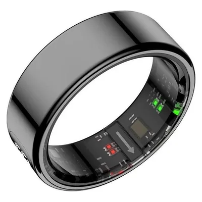 Smart Ring Colmi R12 Größe 9 Bluetooth IPX1 Akku 5 Tage Schwarz