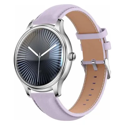 Colmi L28 Bluetooth NFC 1,69'' Lila Lederarmband Smartwatch