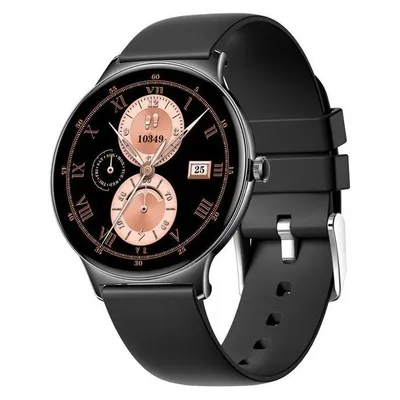 Colmi V89 Bluetooth GPS 43mm AMOLED Schwarz Sport Silikonarmband