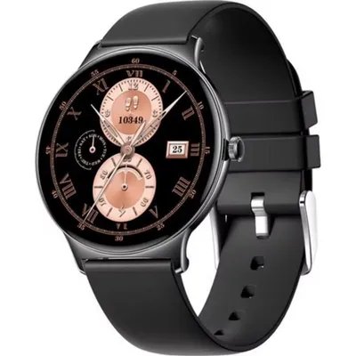 Colmi V89 Bluetooth GPS 43mm AMOLED Schwarz Sport Silikonarmband