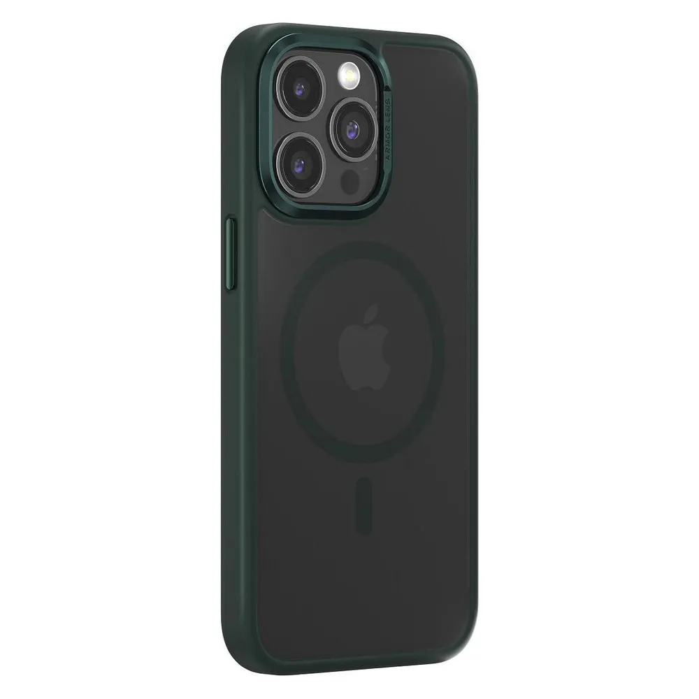 Comma Tasche Joy Elegant Mag für iPhone 15 Plus navy grün