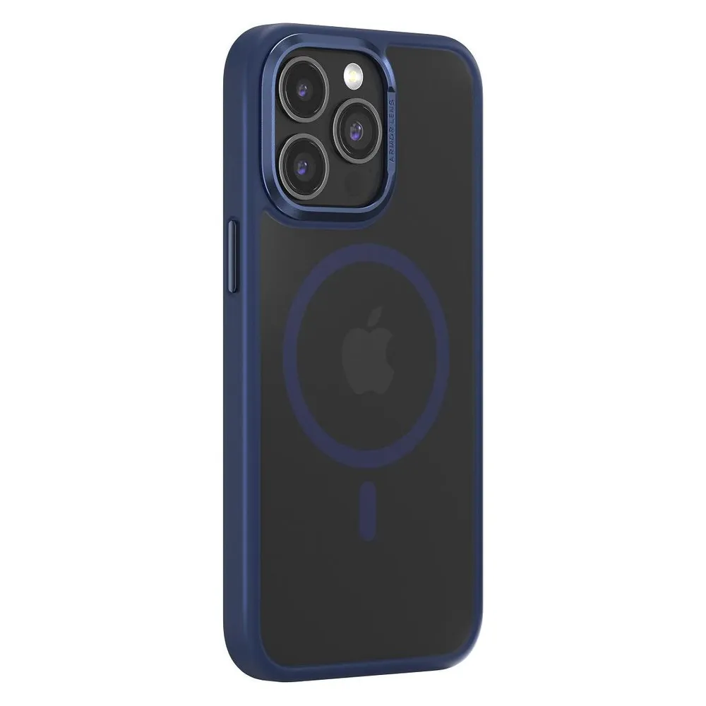 Comma Tasche Joy Elegant Mag für iPhone 15 Plus blau