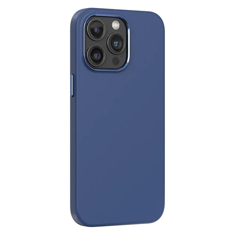Comma Tasche Nature Mag für iPhone 15 Plus blau