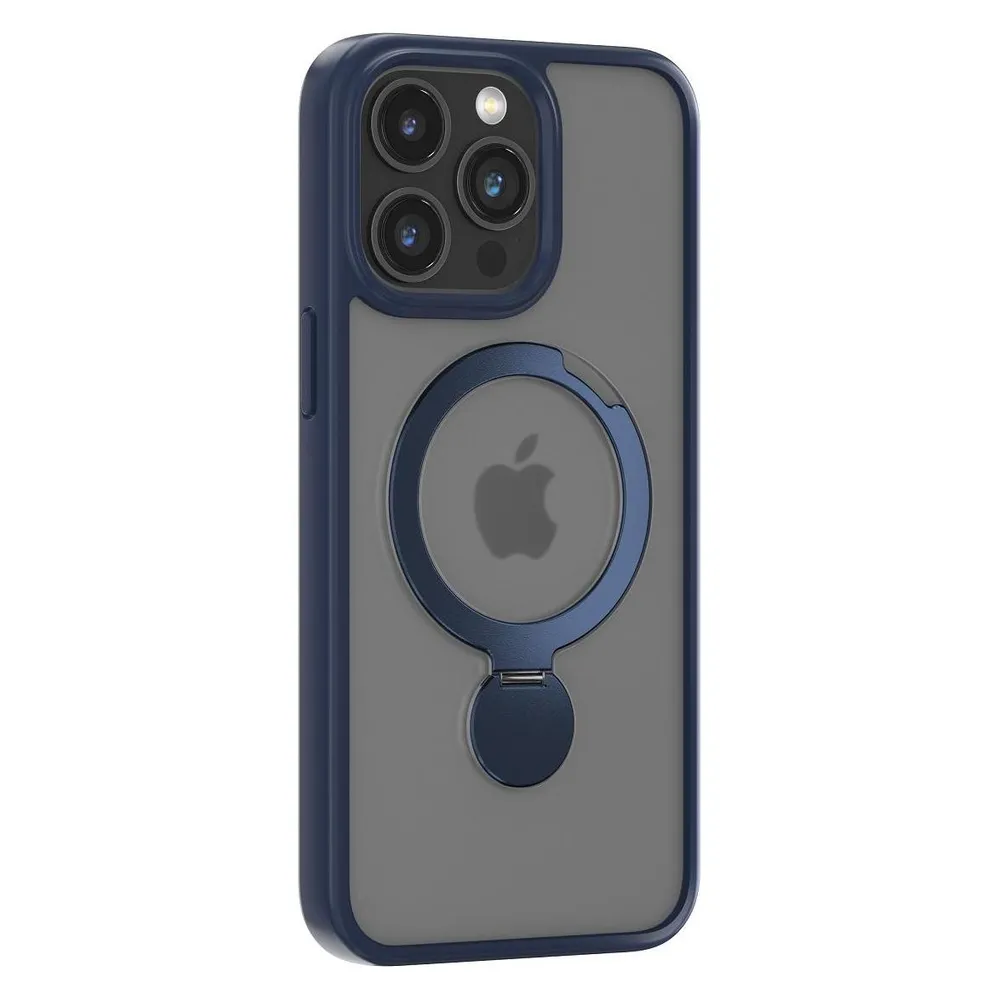 Comma Tasche Joy Shark Mag für iPhone 15 Plus blau