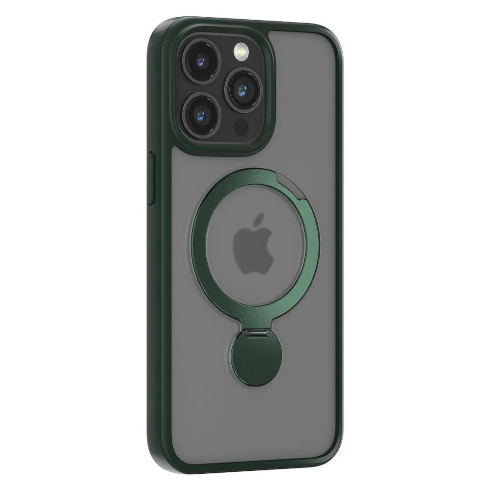 Comma Tasche Joy Shark Mag für iPhone 15 Plus navy grün