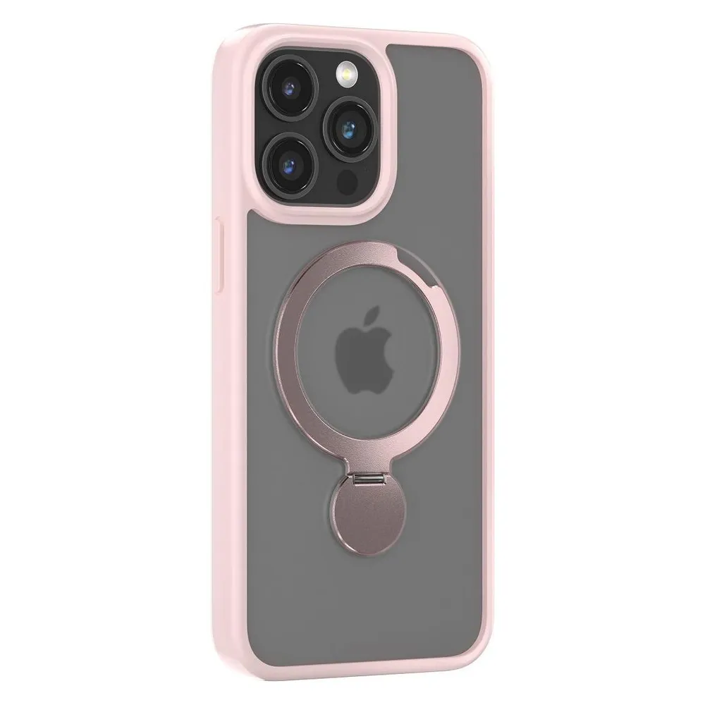 Comma Tasche Joy Shark Mag für iPhone 15 Plus rosa