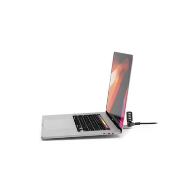 Adapter für Sicherheitsschlitz Compulocks Blade Universal mit Kombinationsschloss silber