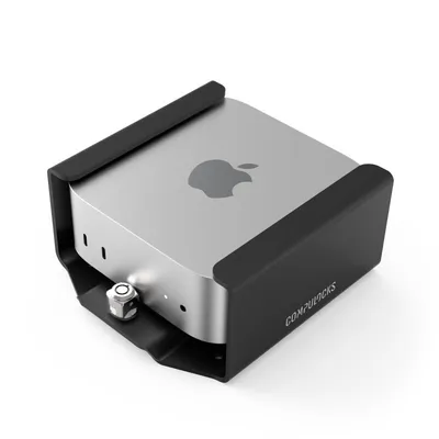 Halterung Compulocks MMEN24 für Apple Mac mini A3238 M4 A3239 M4 Pro Schwarz Aluminium Schreibtisch/Wand Schloss