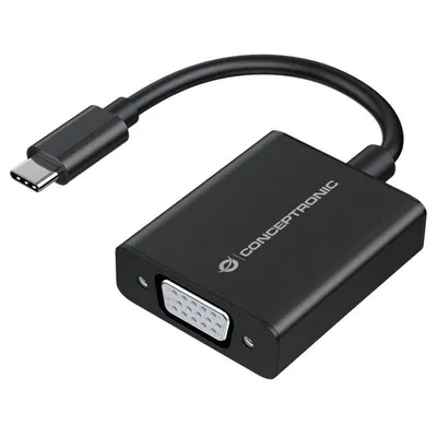 USB-C zu VGA Adapter Conceptronic ABBY05B 1080p 60Hz