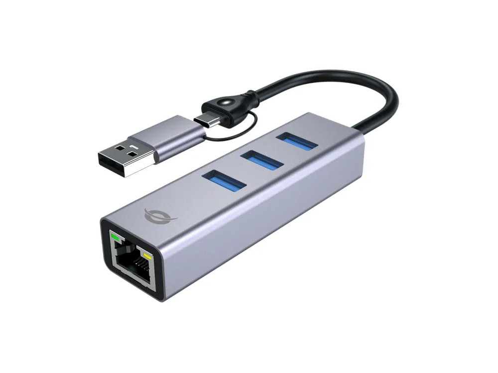 USB-C Gigabit Netzwerkadapter Conceptronic ABBY25G Grau