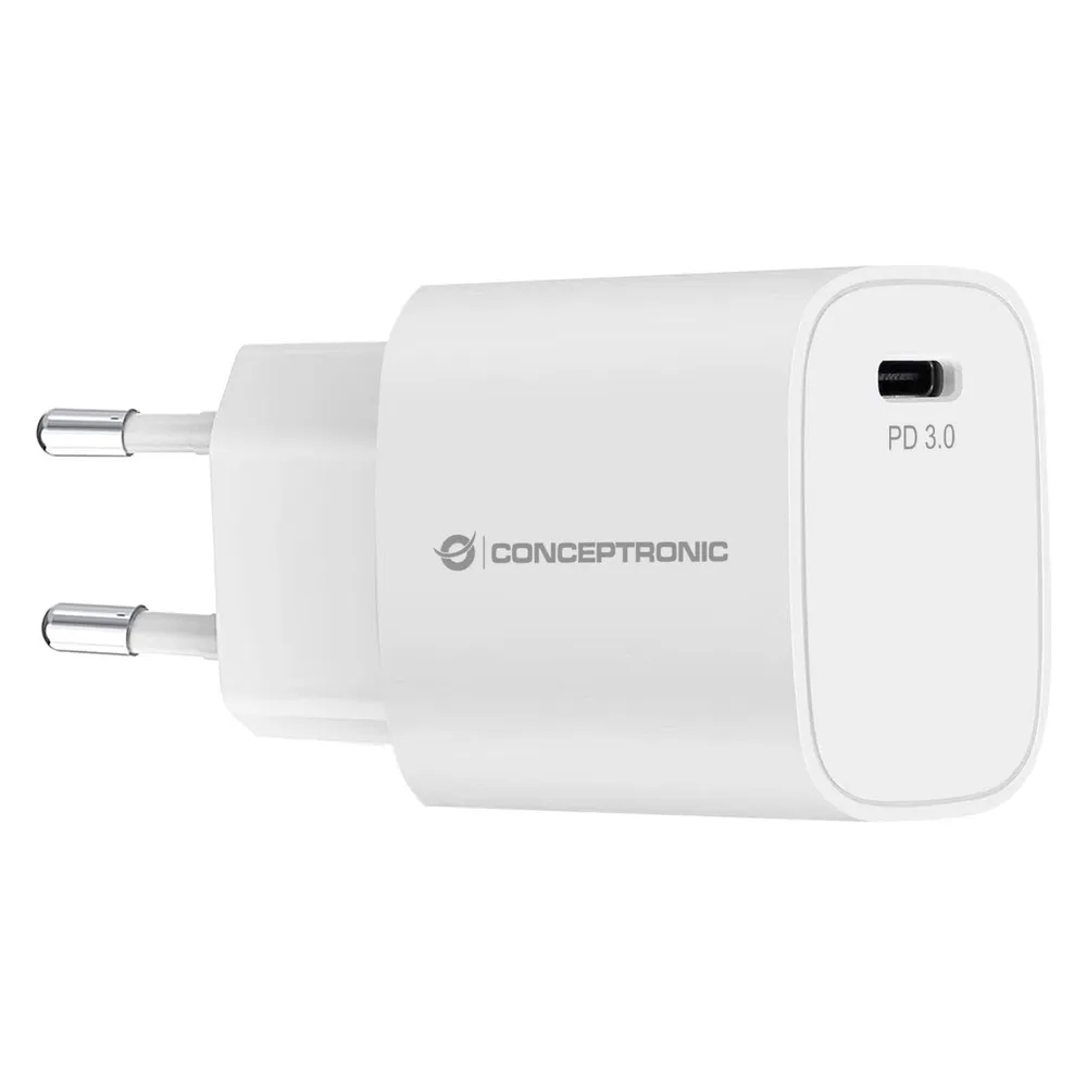 Conceptronic Ladegerät 1Port 20W,1xUSB-C Desk PD ws