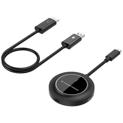 Wireless Display Adapter Conceptronic ATHERIC01B USB-C HDMI FullHD 30m Schwarz