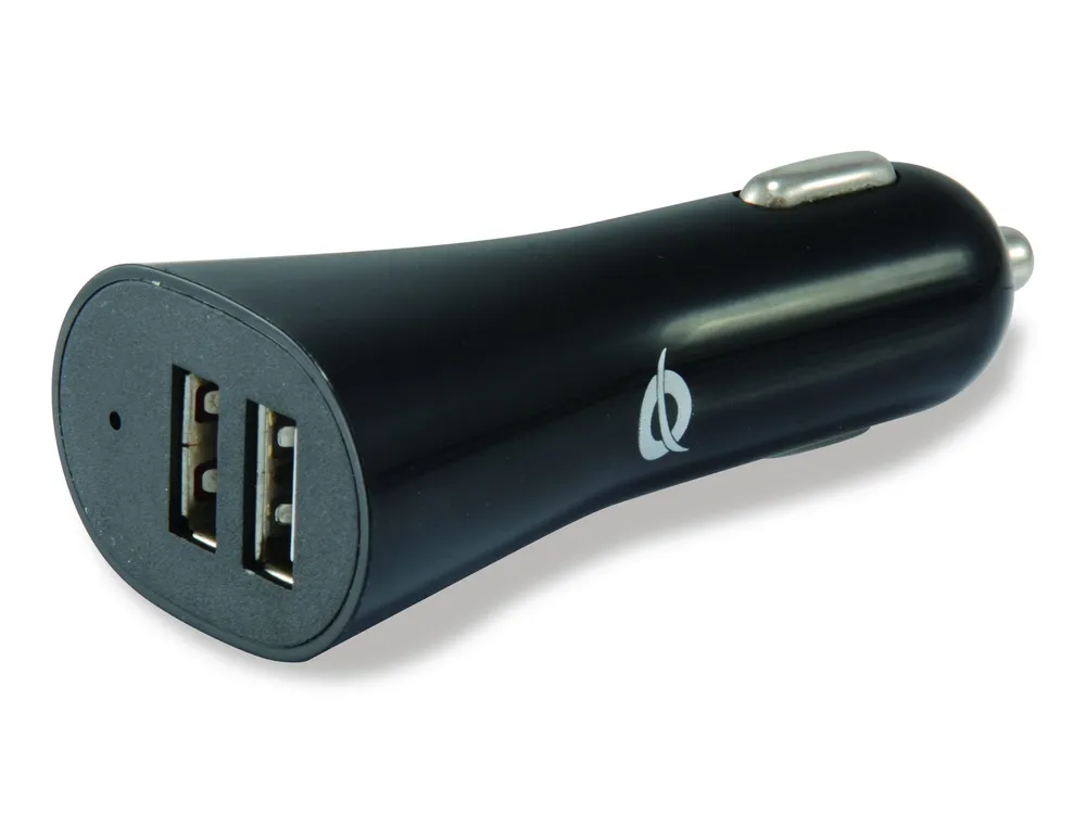 Auto-Ladegerät USB Conceptronic 2 Ports 4,2 A Schwarz