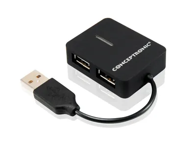 Conceptronic C4PUSB2 Schnittstellen-Hub 480 Mbit/s