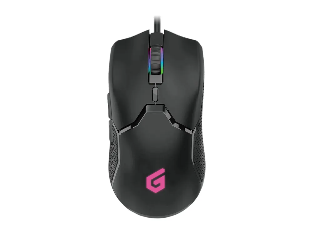 Ratón Conceptronic DJEBBEL05B USB 7200 DPI Negro Iluminación RGB 6 Botones