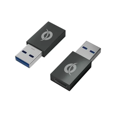 Conceptronic DONN10G Kabeladapter USB A USB C Schwarz