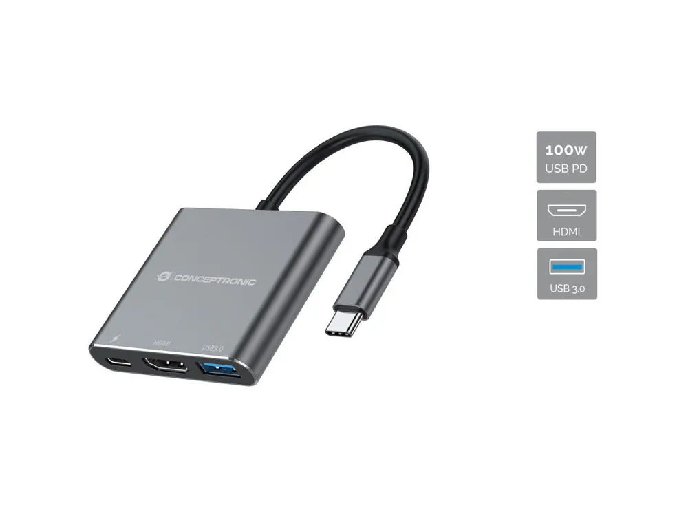 Conceptronic DONN18G | donn18g | Dockingstation - USB-C