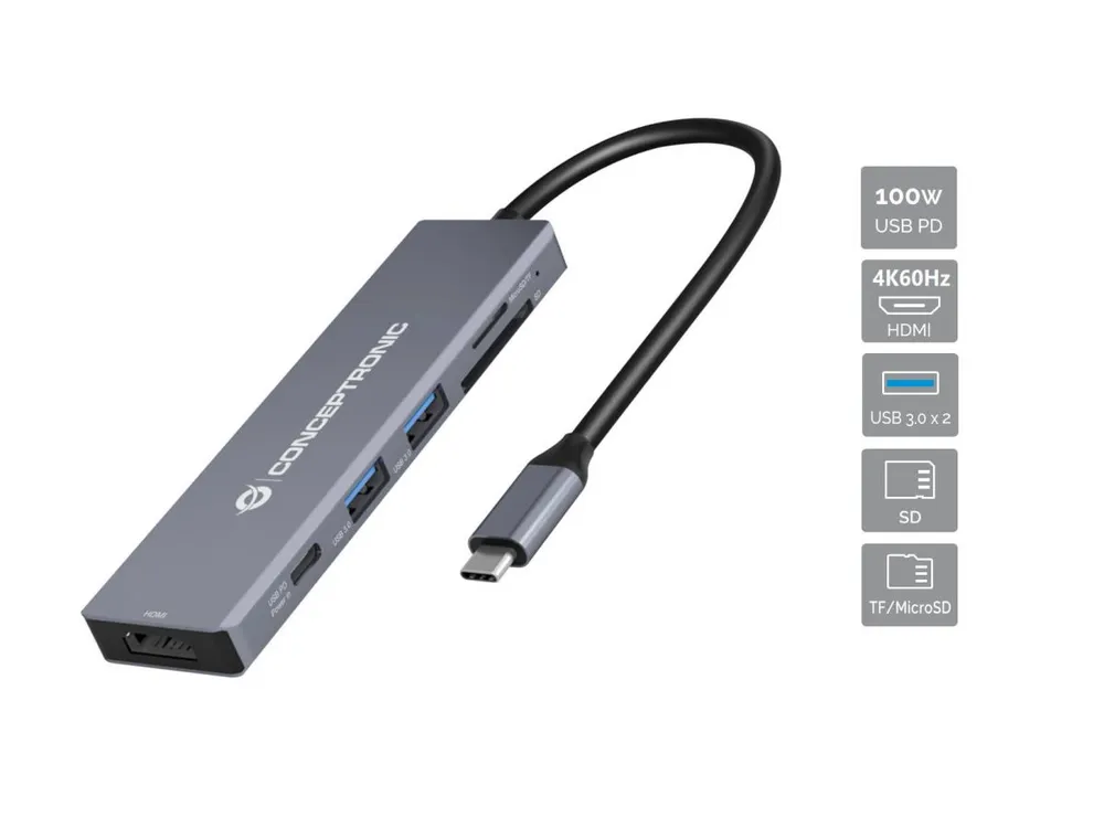 Conceptronic DONN23G | donn23g | Dockingstation - USB-C