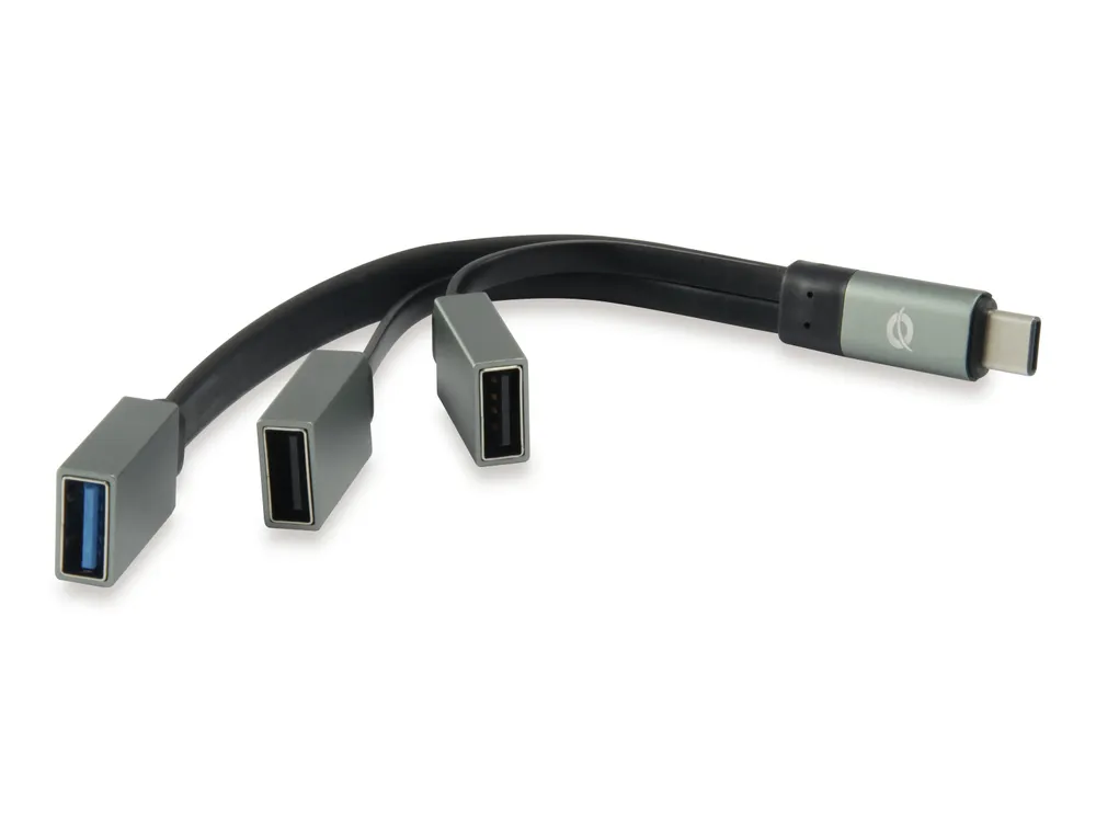Conceptronic HUBBIES01G Schnittstellen-Hub USB 3.2 Gen 2 (3.1 Gen 2) Type-C 5000 Mbit/s