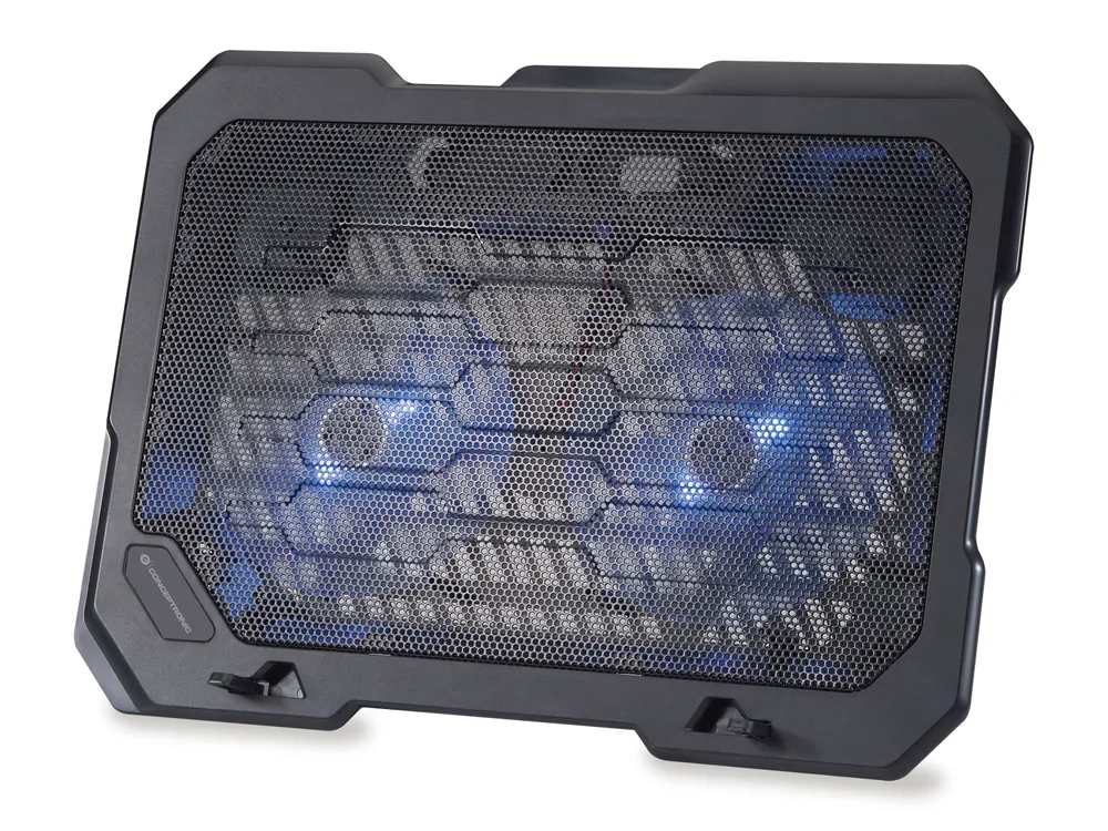 Conceptronic THANA01B Llaptop-Kühlpad 39,6 cm (15.6") Schwarz