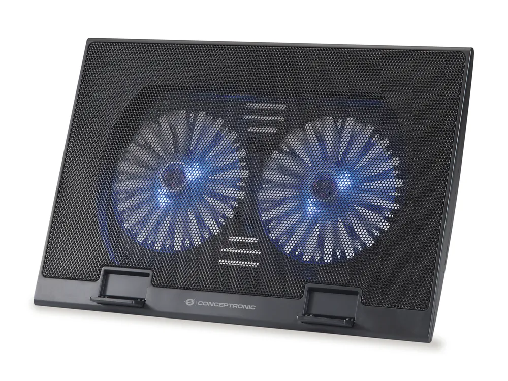 Conceptronic THANA02B Llaptop-Kühlpad 43,2 cm (17") Schwarz
