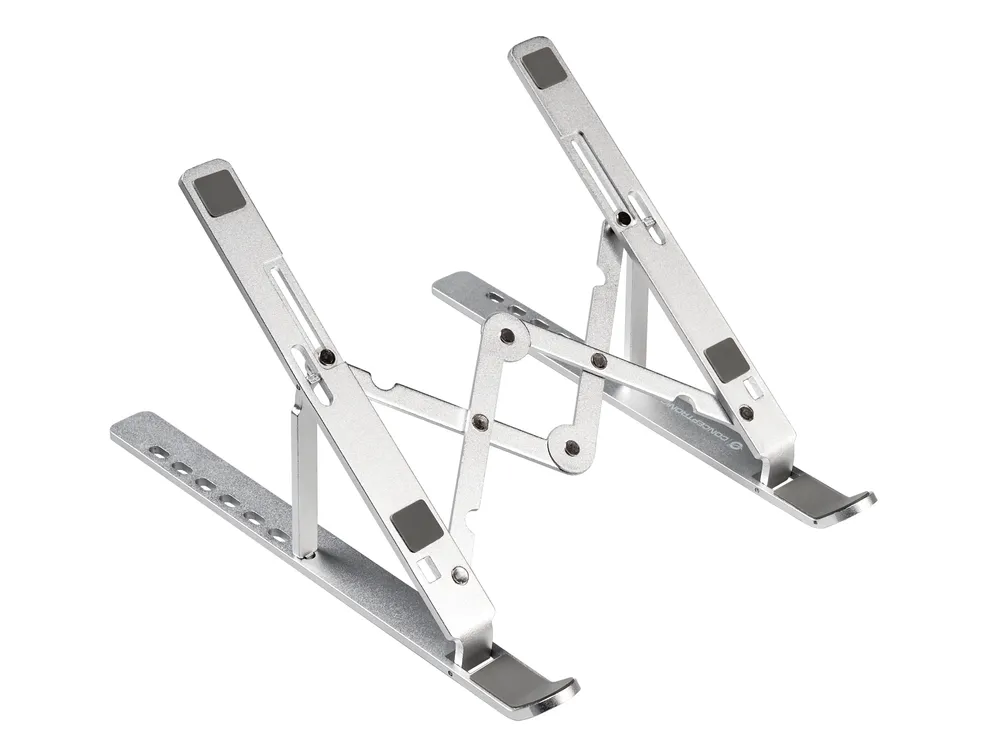 Conceptronic THANA04S ERGO Klappbarer Laptop-Kühlständer aus Aluminium | thana04s | Laptop-Ständer - Silber