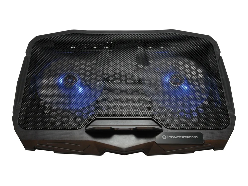 Conceptronic Thana | thana07b | Notebook-Kühlpad - mit 2 Ventilatoren