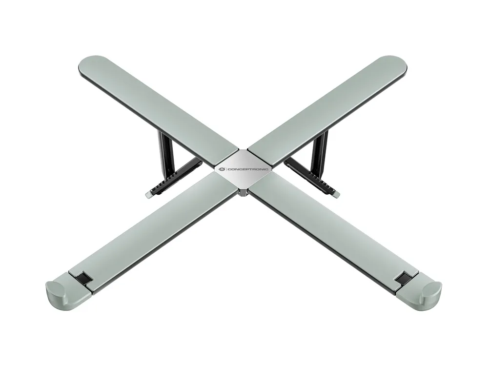 Conceptronic THANA11G ERGO Tragbarer Laptop-Kühlständer | thana11g | Laptop-Ständer - Grau