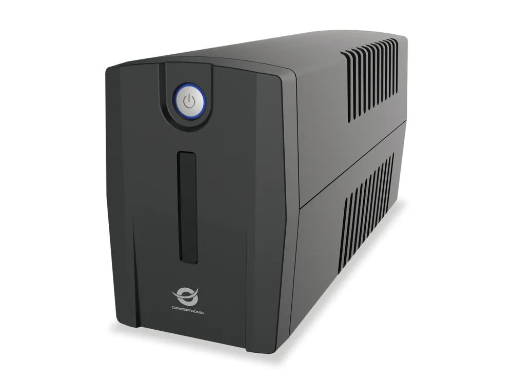 Conceptronic ZEUS01ES Unterbrechungsfreie Stromversorgung (USV) Line-Interaktiv 0,65 kVA 2 AC-Ausgänge