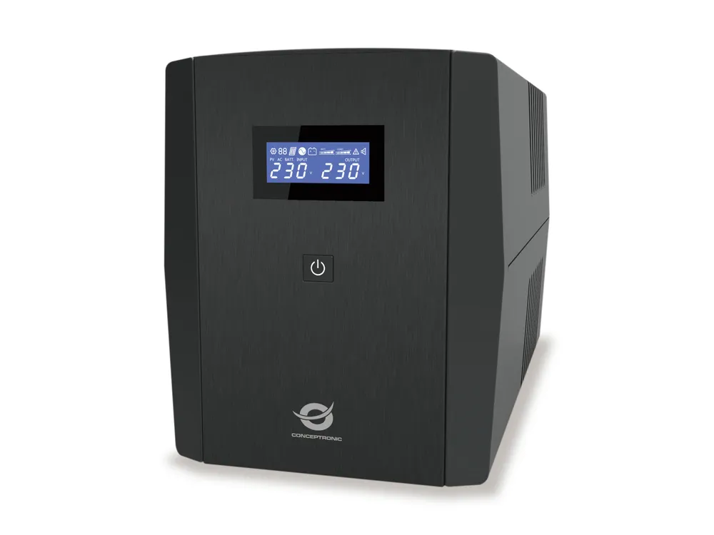 Conceptronic ZEUS04EM Unterbrechungsfreie Stromversorgung (USV) Line-Interaktiv 2,2 kVA 5 AC-Ausgänge