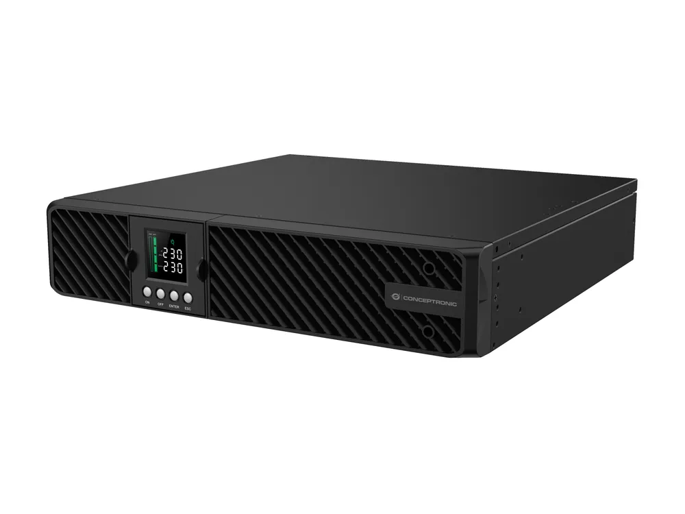 Sai Conceptronic 3kVA Batterie 9Ah 4h Autonomie Reine Sinuswelle USB Rack LCD Totalschutz