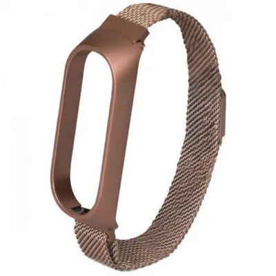 Kontakt Goldmetallisches Armband für Mi Band 5/6