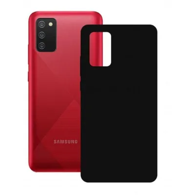 Contact Schwarze Seidenhülle für Galaxy A02S