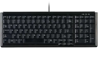 Tastatur Contour Design Active Key AK-7000 kabelgebunden mit Scheren-Schaltern QWERTZ Deutsch