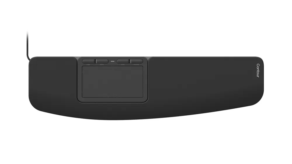 Maus Contour Design Touch CDTP20500 Kabelgebunden USB Type-C Schwarz 4 Tasten