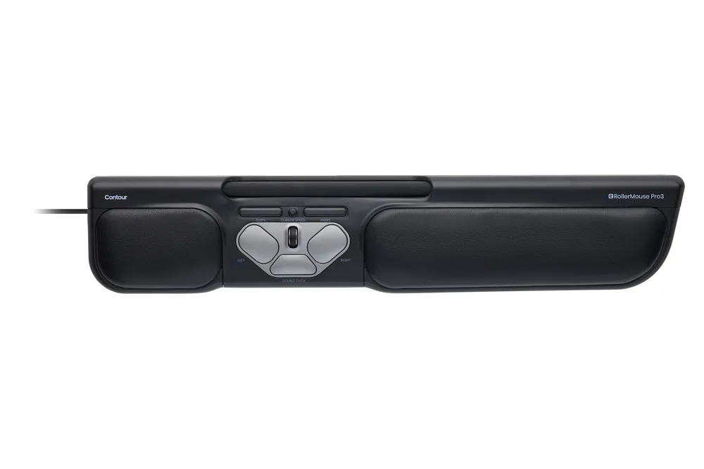 Maus Contour Design RollerMouse Pro3 USB Type-C 2400 DPI Schwarz Ambidextrous