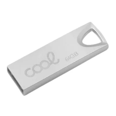 Cooles 64 GB USB 2.0 Metallsilber