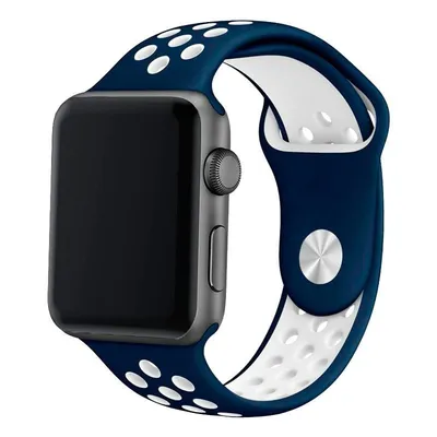 Cooles blaues Sportarmband für Apple Watch 38/40 mm Serie 1/2/3/4/5/6/SE