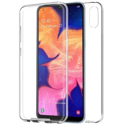 Coole transparente 3D-Silikonhülle für Samsung Galaxy A10