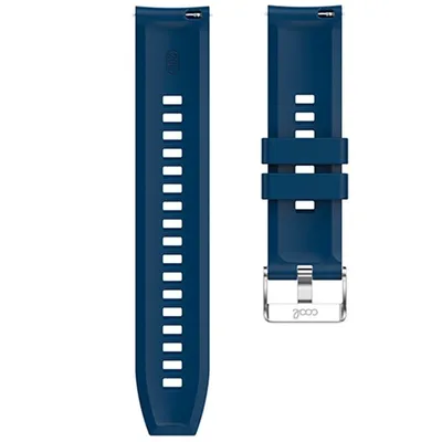Cooles Universal-Gummiarmband Marine 20 mm für Amazfit Bip/GTS/Bip Lite/Huawei/Samsung/Cool Oslo