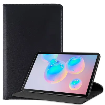 Coole schwarze Kunstlederhülle für Samsung Galaxy Tab S6 10,5" T860 / T865