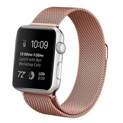 Cooles roségoldenes Metallarmband für Apple Watch 42/44 mm Serie 1/2/3/4/5