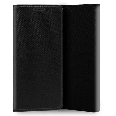 Coole schlichte schwarze Flip-Cover-Hülle für iPhone XS Max
