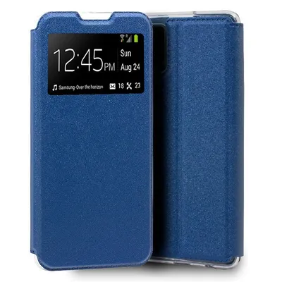 Coole schlichte blaue Flip-Cover-Hülle für Samsung Galaxy A51
