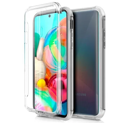 Coole transparente 3D-Silikonhülle für Samsung Galaxy A71