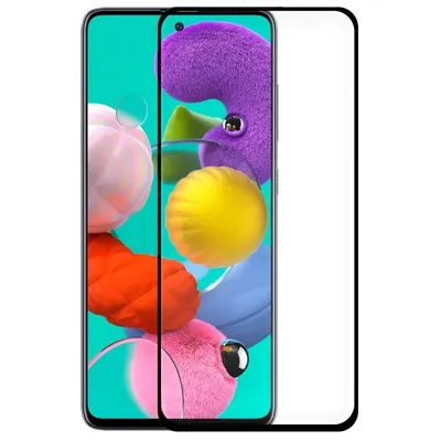 Cooler schwarzer Displayschutz aus gehärtetem Glas für Samsung Galaxy A51/A51 5G/A52/A52 5G/A52s 5G/S20 FE A515